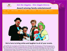 Tablet Screenshot of gigglegivers.com